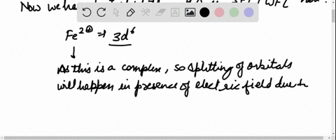 the-complex-feh2o62-is-paramagnetic-is-the-h2o-ligand-inducing-a-strong-or-weak-field-2