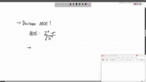 which-of-the-following-will-decrease-the-margin-of-error-of-a-confidence-interval-a-increase-the-sample-size-from-200-to-1000-subjects-b-decrease-the-confidence-level-from-95-to-90-c-increase-the-co-4