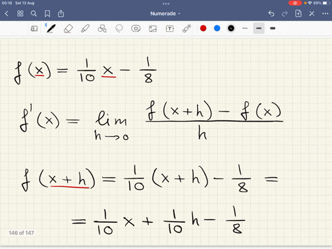 find-the-derivative-of-the-function-using-the-definition-of-derivative-fx-110-x-18-f-x-state-the-domain-of-the-function-fx-enter-your-answer-in-interval-notation-state-the-domain-of-its-deri-32992