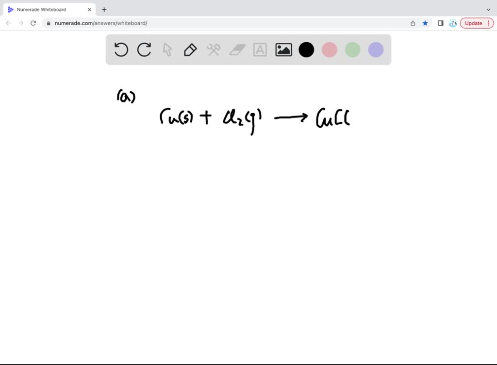 SOLVED Write a balanced equation for each of the following combination
