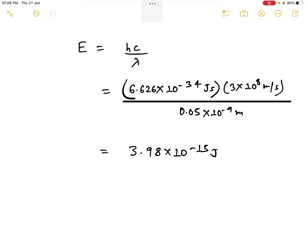 SOLVED Calculate the energy in keV of an xray photon that has a