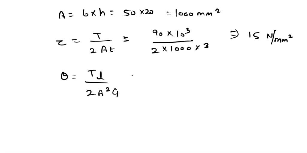 SOLVED: A thin-walled aluminum tube of rectangular cross section (see ...