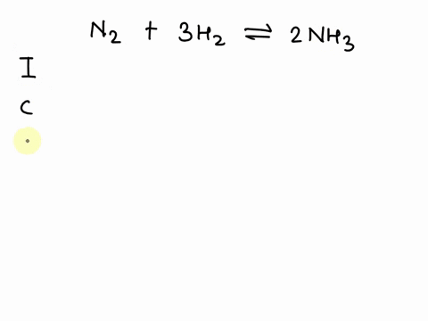 consider-the-following-reaction-n2g-3h2g-2nh3g-in-a-given-experiment-100-moles-of-n2g-and-452-moles-of-h2g-were-placed-in-a-565-l-vessel-complete-the-following-table-by-entering-numerical-va-87275