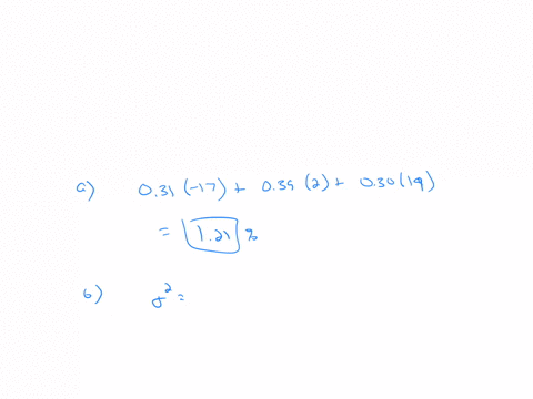 an-analyst-has-developed-the-following-probability-distribution-for-the-rate-of-return-for-a-common-stock-scenario-probability-rate-of-return-1-031-17-2-039-2-3-030-19-a-calculate-the-expect-51366