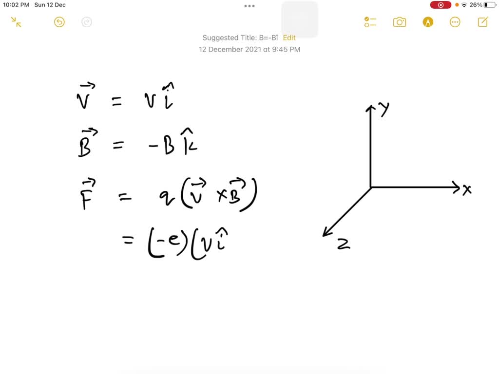 SOLVED: An Electron Traveling Horizontally Enters A Region Where A ...