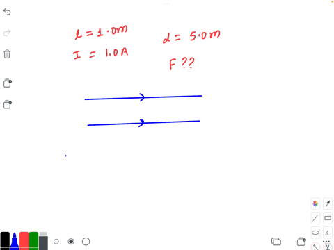 the-unit-of-current-the-ampere-is-defined-in-terms-of-the-force-between-currents-two-10-meter-long-sections-of-very-long-wires-a-distance-50-m-apart-each-carry-a-current-of-10-a-what-is-the-38904