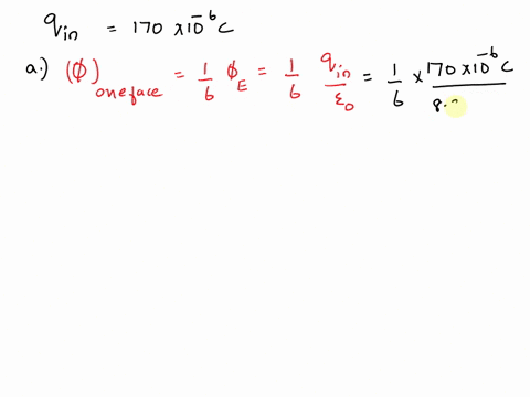 a-charge-of-170-mu-mathrmc-is-at-the-center-of-a-cube-of-edge-800-mathrmcm-no-other-charges-are-ne-2-91919