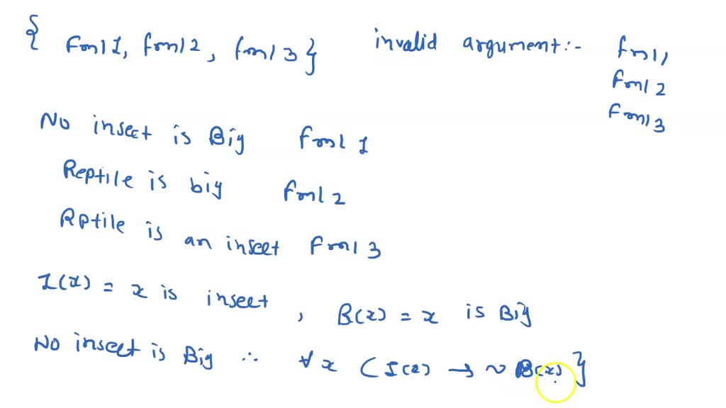 SOLVED: Give an example of three formulas of propositional logic (call ...