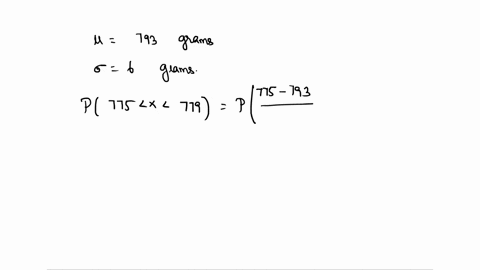 a-particular-fruits-weights-are-normally-distributed-with-a-mean-of-793-grams-and-a-standard-deviation-of-6-grams-if-you-pick-one-fruit-at-random-what-is-the-probability-that-it-will-weigh-b-06932