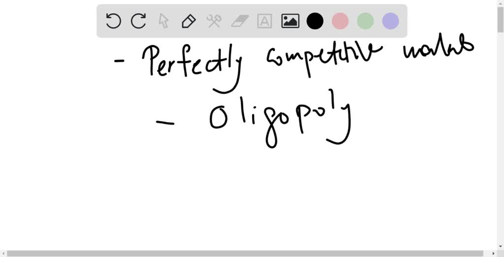 the key feature of an oligopoly is that there