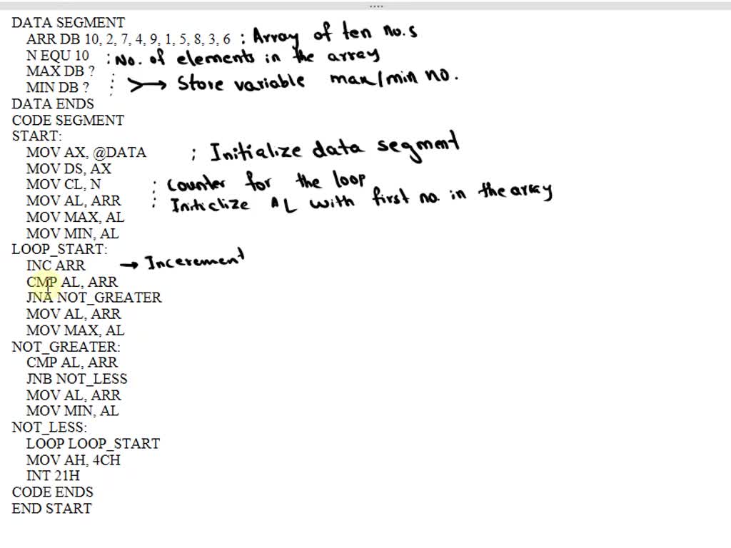 SOLVED: Write the LC3 assembly code to determine the maximum of the two ...