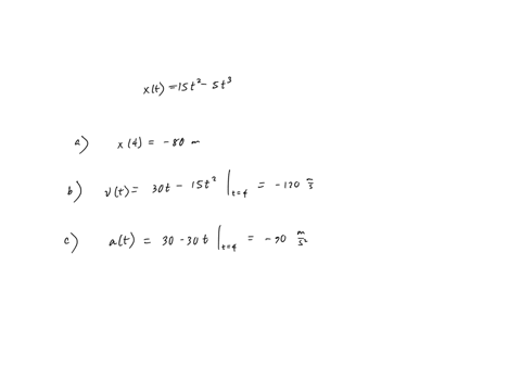 the-position-of-a-particle-moving-along-an-x-axis-is-given-by-x-150t2-500t3-where-x-is-in-meters-and-t-is-in-seconds-determine-a-the-position-b-the-velocity-and-c-the-acceleration-of-the-par-89334