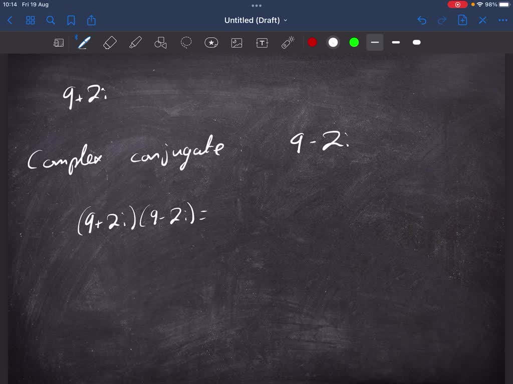 write the conjugate of complex number √ 2 √ 3i