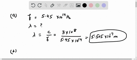 a-calculate-the-wavelength-of-light-in-vacuum-that-has-a-frequency-of-545-times-1014-mathrmhz-b-what-75464