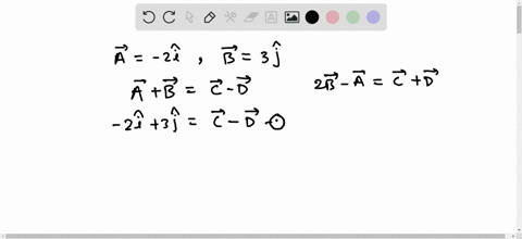 if-a-represents-a-vector-two-units-in-length-directed-due-west-b-represents-a-vector-three-units-in-length-directed-due-north-and-a-b-c-d-and-2b-a-c-d-estimates-the-magnitudes-and-directions-22955