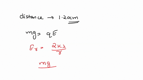an-electron-is-suspended-at-a-distance-of-120-mathrmcm-above-a-uniform-line-of-charge-what-is-the-3-32475