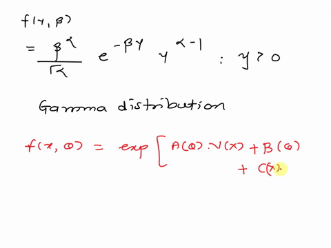 if-the-random-variable-y-has-the-gamma-distribution-with-scale-parameter-b_-which-is-the-parameter-of-interest-and-known-shape-parameter-then-its-probability-density-function-is-fly-b-ya-e-b-90608