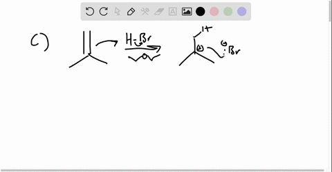 10-the-reaction-of-isobutene-with-hbr-in-ether-gives-one-of-the-two-products-below-as-the-major-product-answer-the-following-questions-about-this-reaction-br-hbr-ether-product-4-product-b-wh-07966