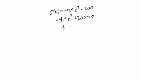 use-the-position-function-st-49t2-200-which-gives-the-height-in-meters-of-an-object-that-has-fallen-for-t-seconds-from-a-height-of-200-meters-the-velocity-at-time-t-a-seconds-is-given-by-the-61743