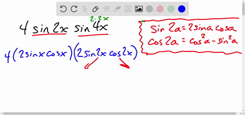 write-the-expression-as-a-sum-or-difference-of-trigonometric-functions-4-sin-2x-sin-4x-12456