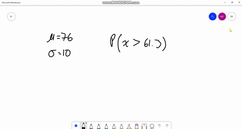 a-suppose-x-is-a-normal-random-variable-with-mean-76-and-standard-deviation-10-find-px-613-enter-your-answer-to-4-decimal-places-b-suppose-x-is-a-normal-random-variable-with-mean-76-and-stan-54607