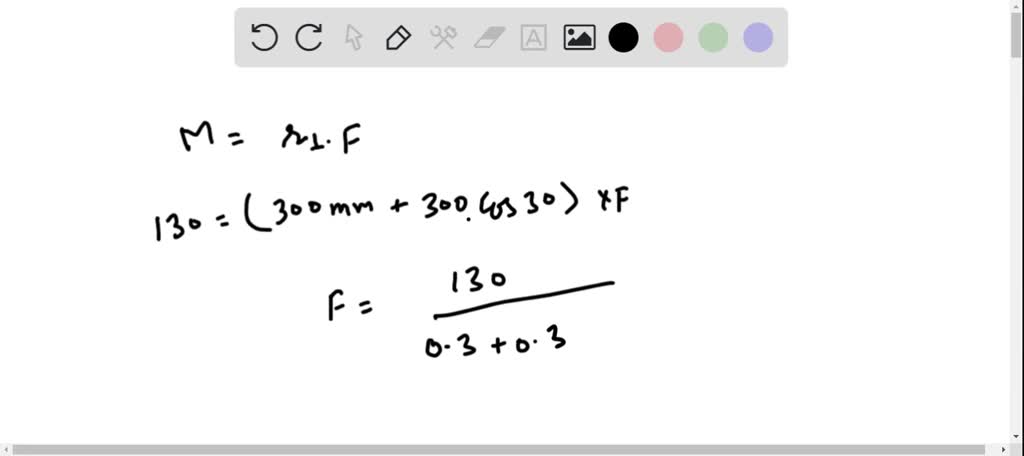 SOLVED: Problem 2 . The connected bar B C is used to increase the lever ...