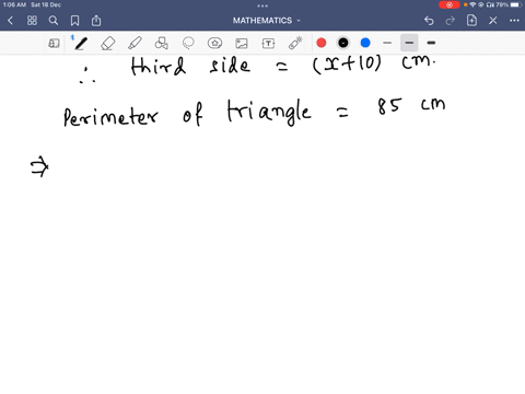 the-perimeter-of-a-triangle-is-85-centimeters-if-two-sides-are-equally-long-and-the-third-side-is-10-centimeters-longer-than-the-others-find-the-lengths-of-the-three-sides-the-length-of-each-21955