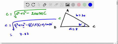 hrlitaeatnlln-neulnd-bez-score-067-0f-1-pt-9-0f-39-38-complete-7317-hw-scoree-solve-the-triangle-a-8b-10c-50-c-782-round-to-two-decimal-places-as-needed-a-5160-round-lo-one-decimal-place-as-73127