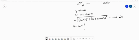 1-two-vectors-10-and-15-units-long-make-60o-with-each-other-find-the-magnitude-and-direction-of-their-resultant-with-respect-to-the-longer-vector-2-a-particle-is-displaced-60cm-toward-the-no-50426