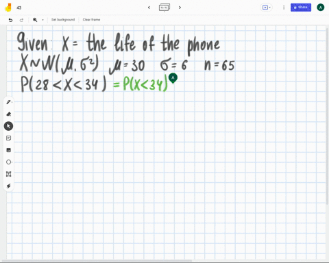 the-life-of-a-certain-model-of-phone-is-normally-distributed-with-an-average-of-30-months-and-a-standard-deviation-of-6-months-in-a-sample-of-65-phones-what-is-the-approximate-number-that-la-95488