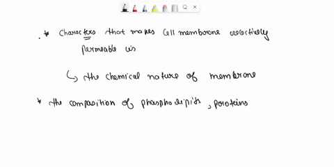 which-characteristic-makes-a-cell-membrane-selectively-permeable-the-smooth-outside-of-the-membrane-the-chemical-nature-of-the-membrane-the-rigid-nature-of-the-membrane-the-thickness-of-the-55217