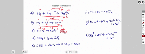which-of-the-following-reactions-are-redox-reactions-in-those-that-are-identify-the-oxidation-and-reduction-processes-a-mathrmn_23-mathrmmg-stackreldeltalongrightarrow-mathrmmg_3-mathrmn_2-b-mathrmn_2