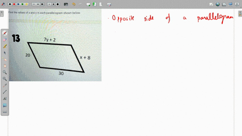 find-the-values-of-x-and-y-in-each-parallelogram-shown-below-13-ty-2-20-x-8-30-65913