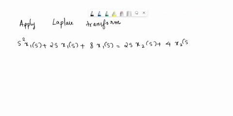 write-the-differential-eguations-of-motion-convert-to-laplace-domain-and-find-the-transfer-function-indicatedusek1-k2-4m1-m2-1c2-x2s-s-ys-k-mi-m-yn-displacement-input-x1-70704