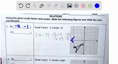 dilations-coordithe-given-scale-factor-and-center-dilate-the-following-figures-and-state-the-coordinates_-new-scale-factor-center-a-u-5-5x3-w-x-13-scale-faclor-center-origin-dilate-the-btang-90277