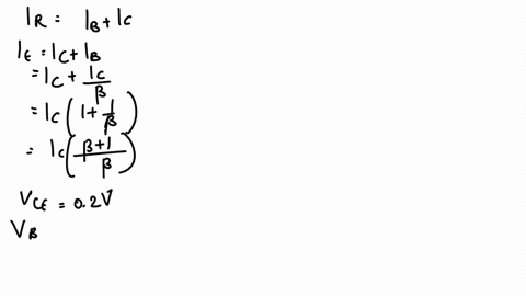 in-the-following-circuit-find-the-minimum-vin-required-and-the-resulting-voltage-vout-to-put-the-transistor-in-full-saturation-assume-that-the-beta-for-the-transistor-is-100-in-full-saturati-74462
