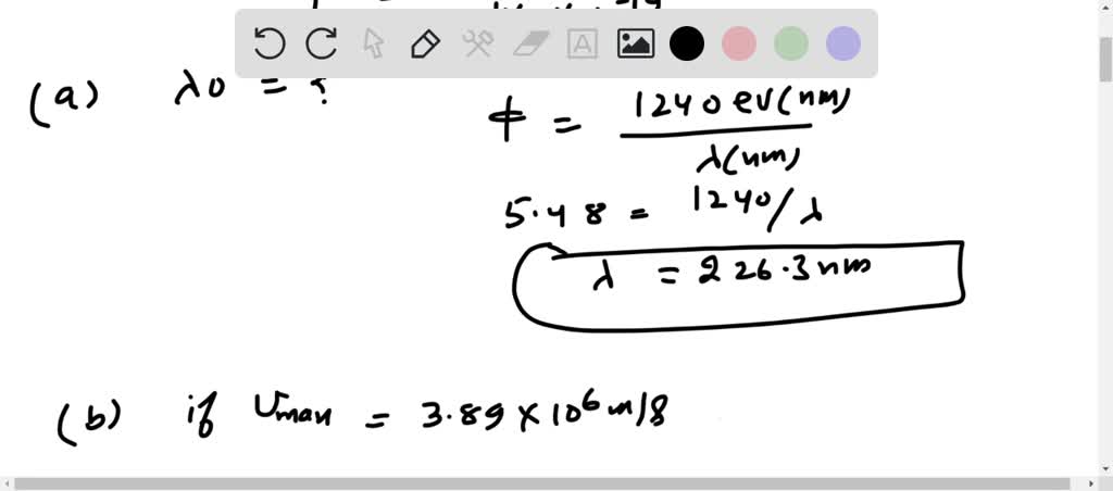 SOLVED: Calculate the maximum wavelength, 𝜆max, of electromagnetic ...