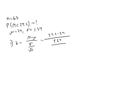the-population-mean-and-standard-deviation-are-given-below-find-the-required-probability-and-determine-whether-the-given-sample-mean-would-be-considered-unusual-for-a-sample-of-n63-find-the-49194