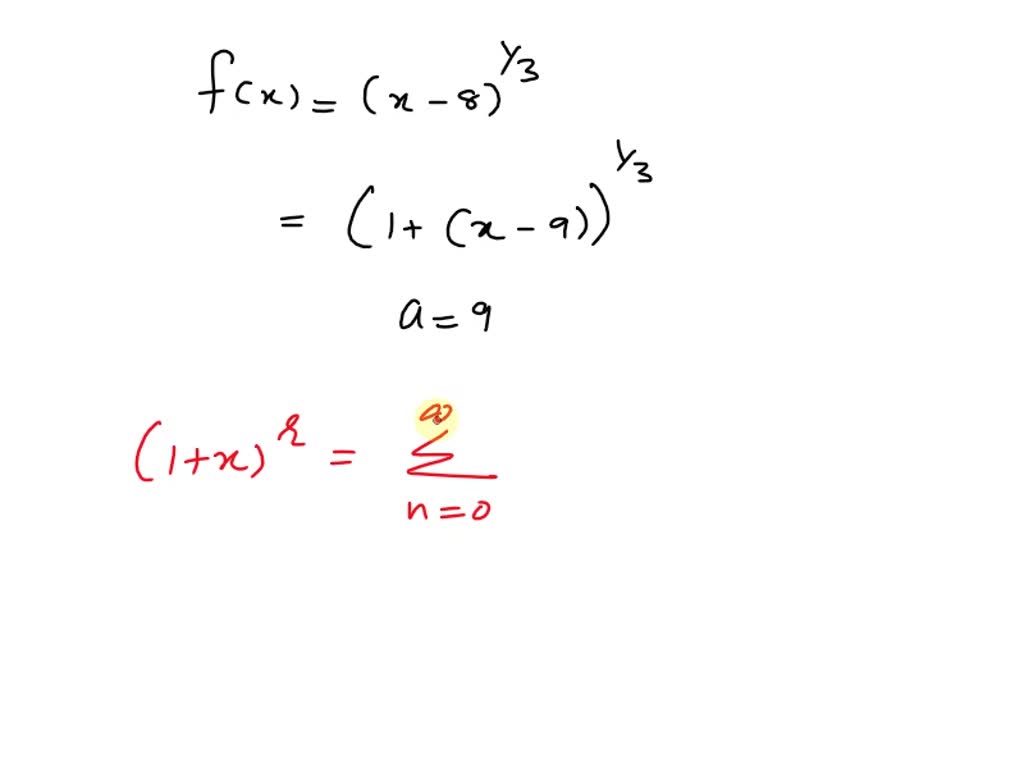 Solved Use The Substitution B X B Ay 1 Ba In The Binomial Expansion To Find The 9126