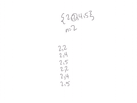 consider-the-following-population2-2-4-5-suppose-that-a-random-sample-of-size-n-2-is-to-be-selected-without-replacement-from-this-population-there-are-6-possible-samples-since-the-order-of-s-99758