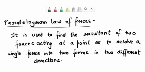 in-each-case-show-how-to-resolve-the-force-f-into-components-acting-along-the-u-and-v-axes-using-the-parallelogram-law-then-establish-the-triangle-rule-to-show-fr-fu-fv-label-all-known-and-u-45131