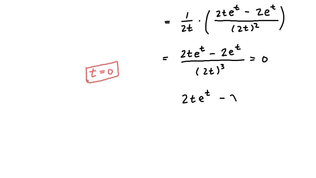 Solved consider the following parametric equations x t 2 1 and y