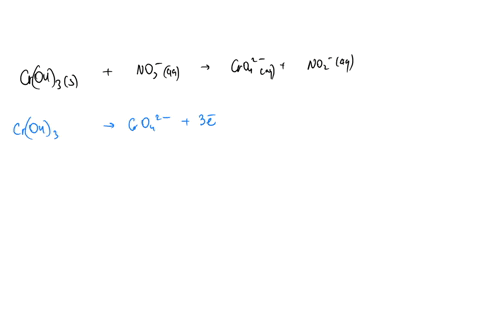 answer-the-question-below-related-to-the-spontaneous-redox-reaction-that-occurs-when-croh3s-reacts-with-no3aq-to-produce-cro42aqand-no2aq-under-basic-conditions-part-3-write-the-balanced-net-33935