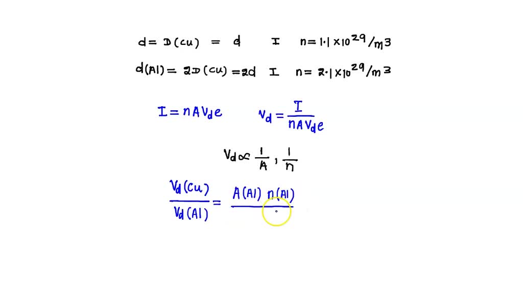 SOLVED A piece of copper wire joins a piece of aluminum wire whose diameter is twice that of