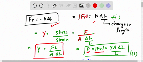 a-wire-of-length-l-youngs-modulus-y-and-cross-sectional-area-a-is-stretched-elastically-by-an-amount-46107