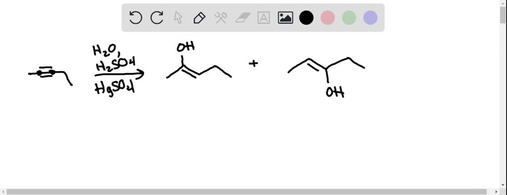 Ignoring E And Z Isomers, What Two Enols Are Formed When Pent-2-yne Is 