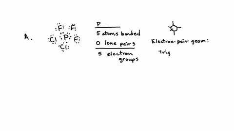A. What is the electron-pair geometry for N in NOBr? There are lone ...