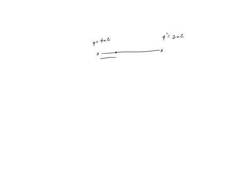 two-stationary-point-charges-of-400-nc-and-200-nc-are-separated-by-a-distance-of-500-cm-an-electron-is-released-from-rest-at-a-point-midway-between-the-charges-and-moves-along-the-line-conne-53677