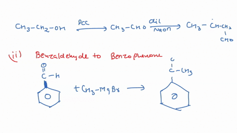 a-how-will-you-bring-about-the-following-conversions-i-ethanol-to-3-hydroxybutanal-ii-benzaldehyde-to-benzophenoneb-an-organic-compound-a-has-the-molecular-formula-c8h16o2-it-gets-hydrolysed-27897