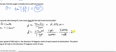 4-batter-hits-baseball-with-an-initial-horizontal-speed-of-73-mph-and-an-initial-rate-of-climb-of-62-mph-start-by-drawing-the-vectors-involved-then-draw-the-component-vector-showing-the-base-62892
